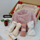 【Panties】Christmas Panty Set (come with fur bag and 4 panties)