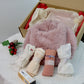 【Panties】Christmas Panty Set (come with fur bag and 4 panties)