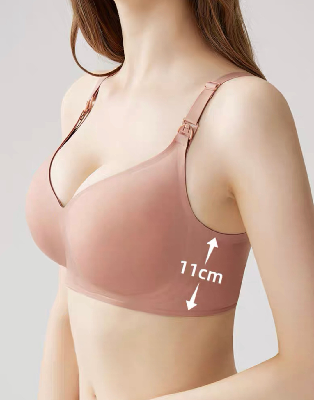 Latex Bar Full Coverage Nursing Bra Nipples Around Trims Open Sexy